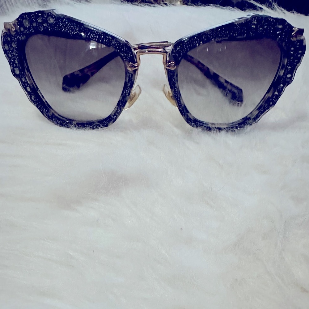 MIU MIU Blue diamond sunglasses